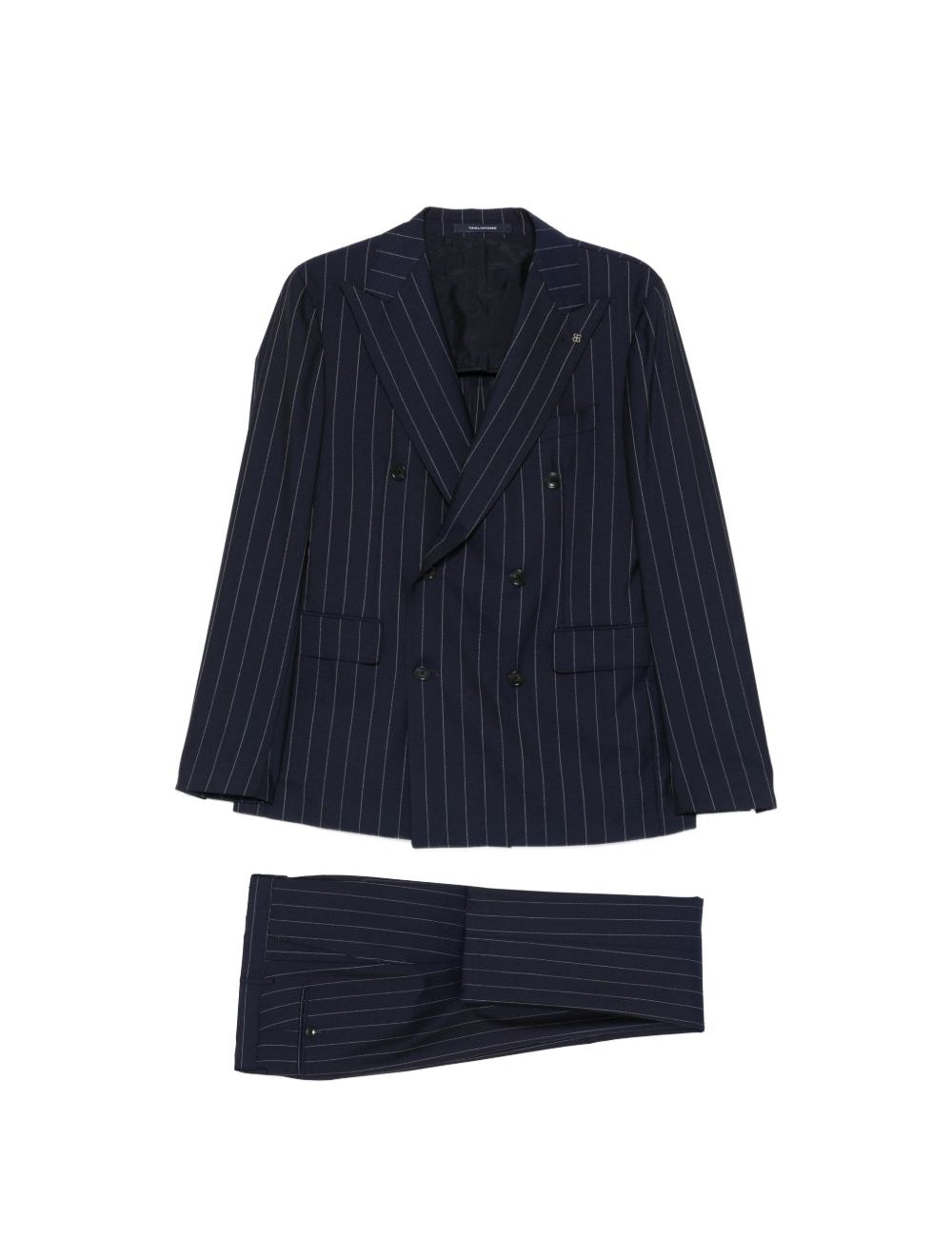 Completo doppiopetto in blu gessato Tagliatore - uomo 