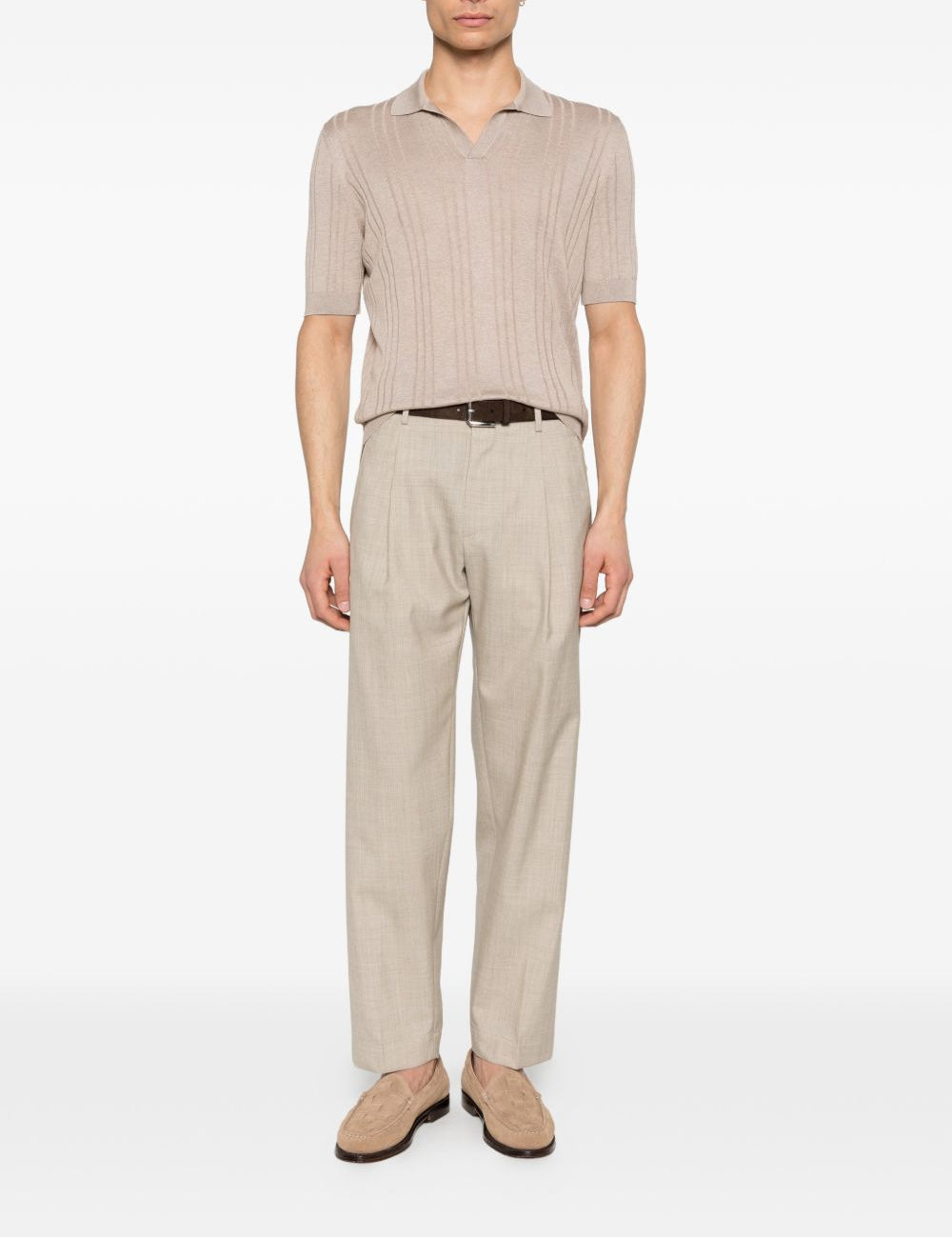 Polo a maniche corte darnel in beige Tagliatore - uomo 