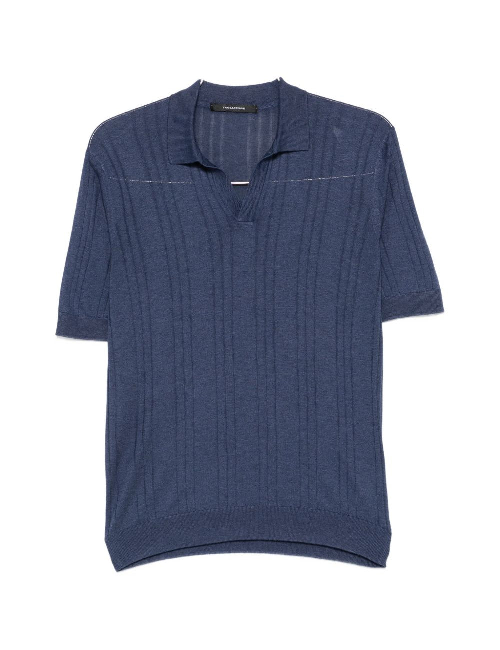 Polo a maniche corte darnel in blu Tagliatore - uomo 