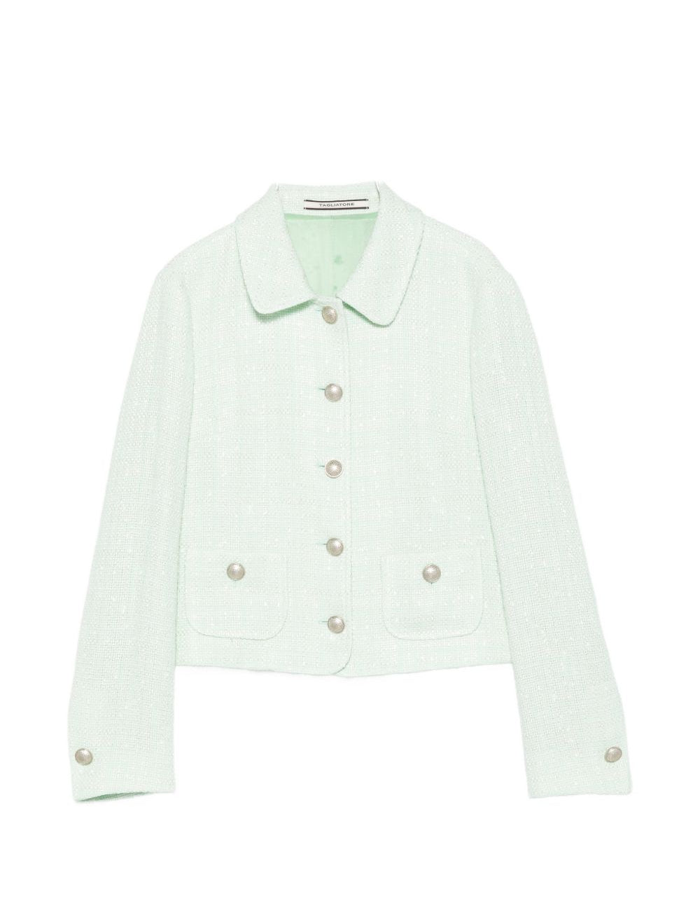 Blazer in tweed monopetto in verde Tagliatore - donna 