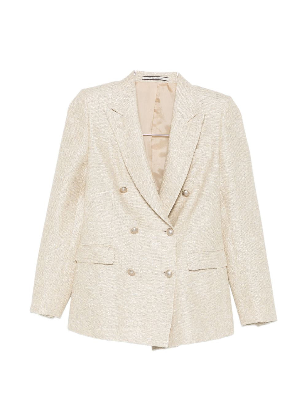 Blazer doppiopetto in beige Tagliatore - donna 