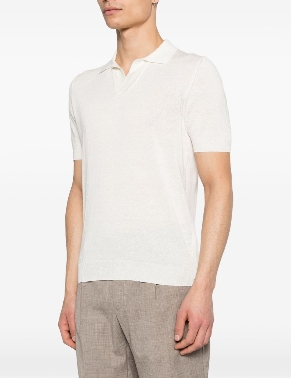 Polo Keith in bianco Tagliatore - uomo 