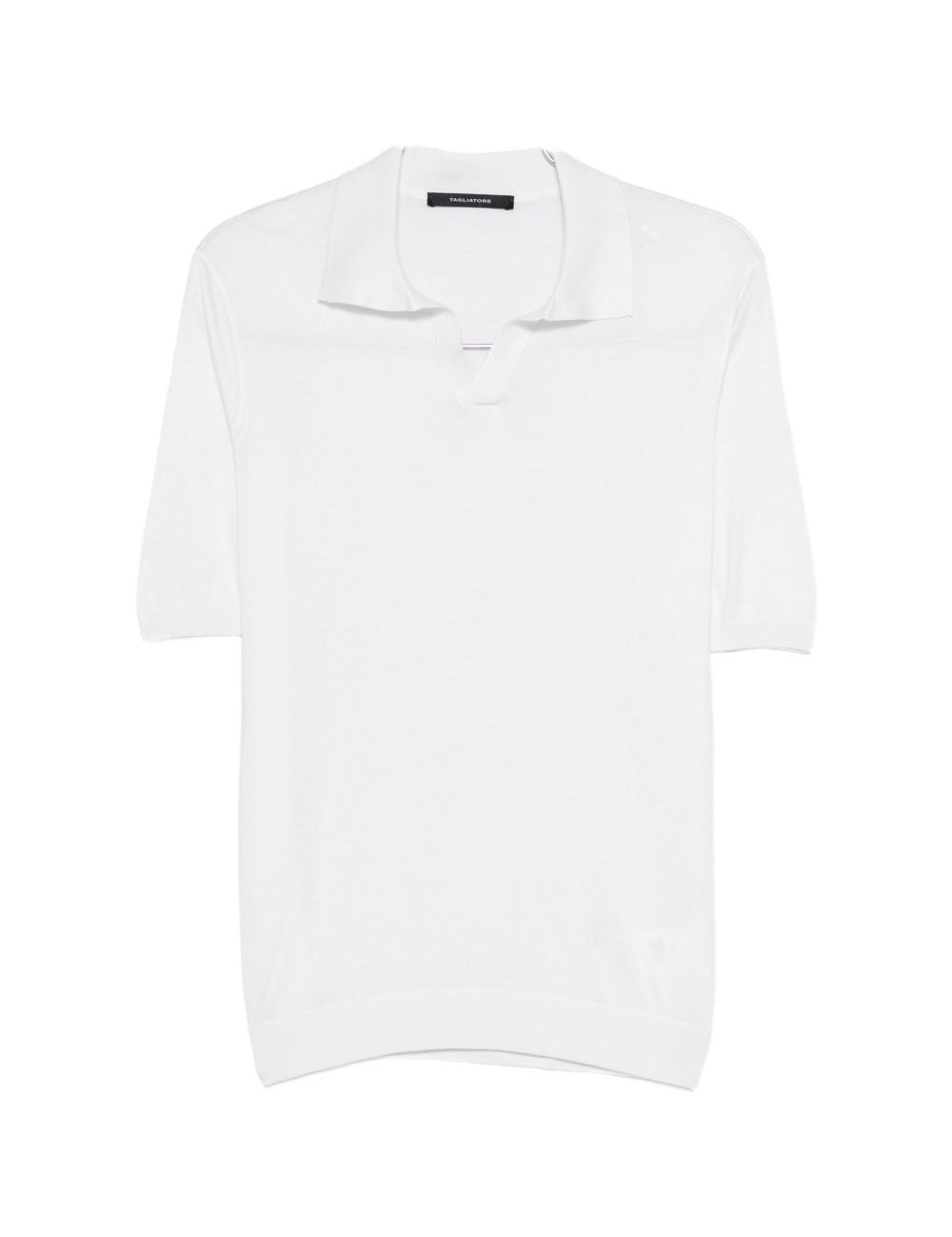 Polo a maniche corte keith in bianco Tagliatore - uomo 
