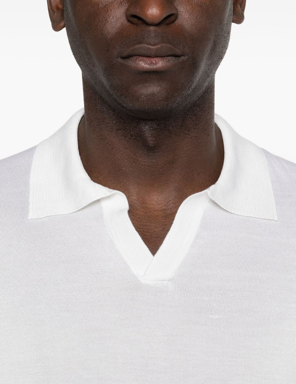 Polo a maniche corte keith in bianco Tagliatore - uomo 