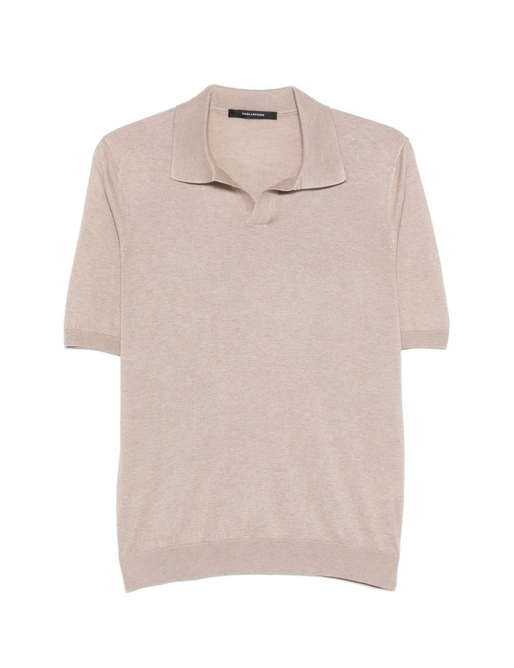 Polo a maniche corte keith in beige Tagliatore - uomo 