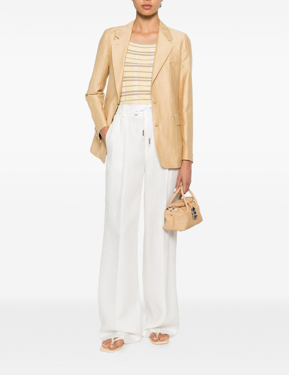Pantaloni Palazzo in bianco Tagliatore - donna 
