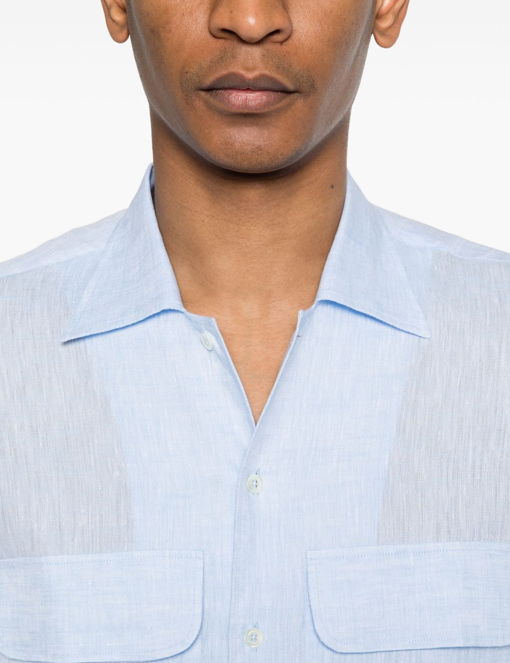 CAMICIA CON TASCHINO in azzurro Tagliatore - uomo 