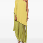 Abito lungo con frange Gunilla in giallo taller marmo - donna 