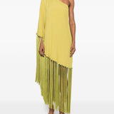 Abito lungo con frange Gunilla in giallo taller marmo - donna 