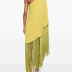 Abito lungo con frange Gunilla in giallo taller marmo - donna 