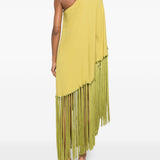 Abito lungo con frange Gunilla in giallo taller marmo - donna 