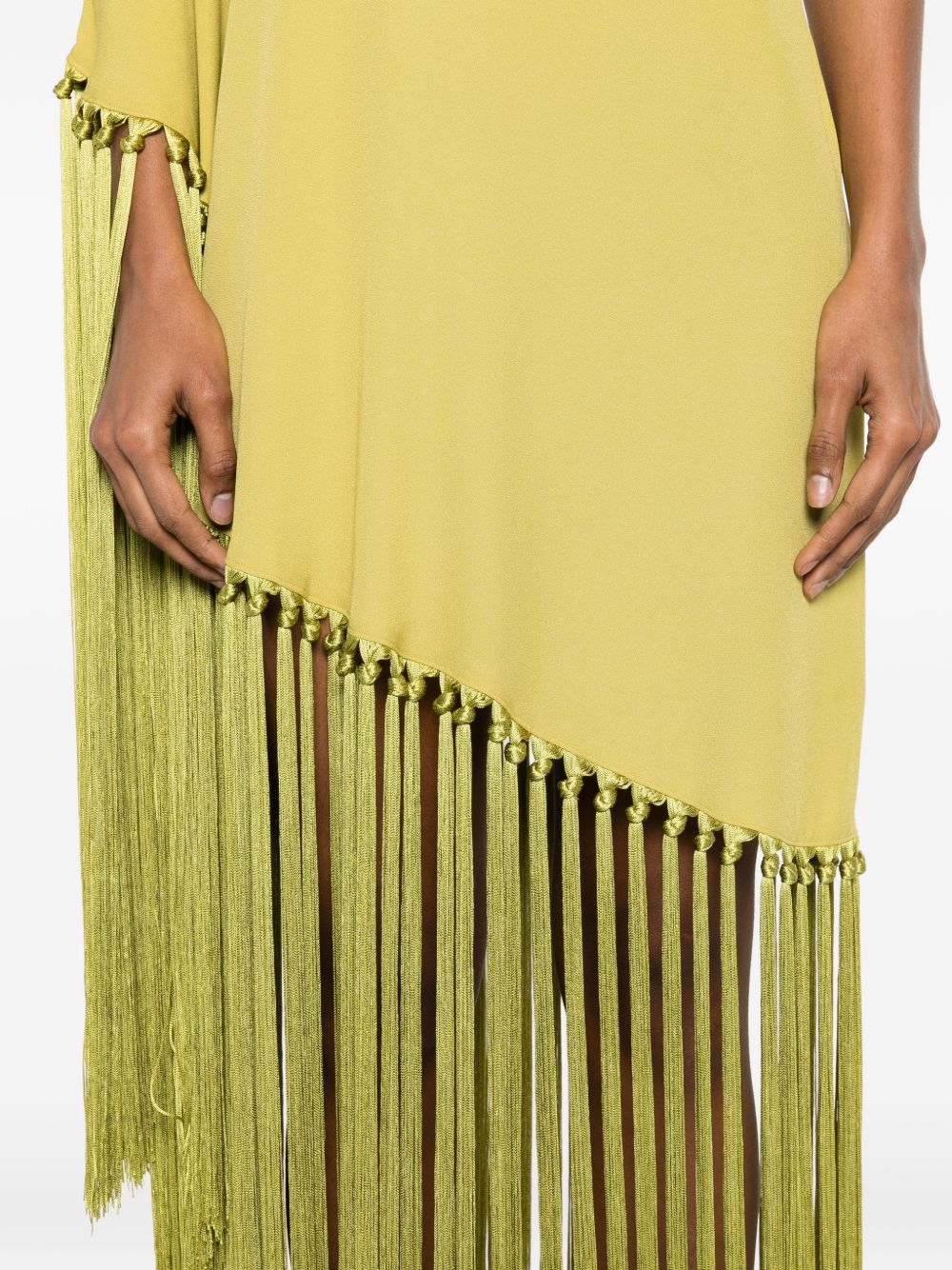 Abito lungo con frange Gunilla in giallo taller marmo - donna 