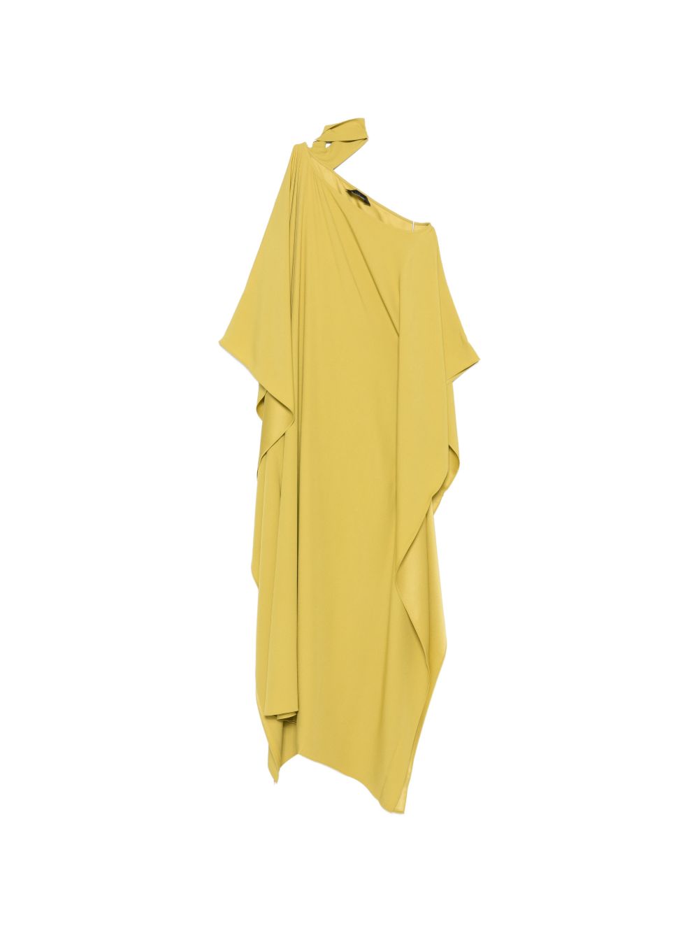 ABITO LUNGO MONOSPALLA IN GIALLO TALLER MARMO - DONNA 
