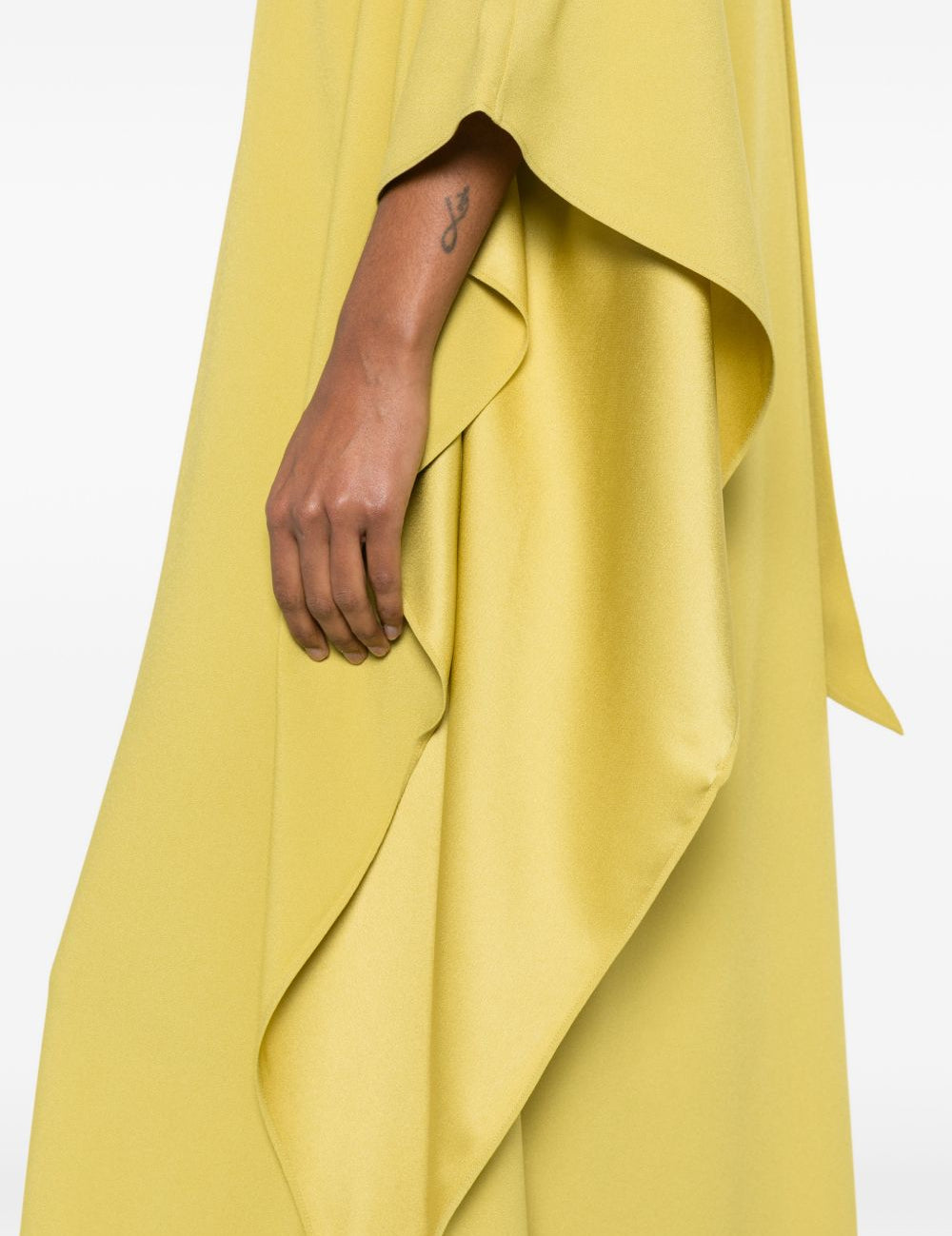 ABITO LUNGO MONOSPALLA IN GIALLO TALLER MARMO - DONNA 