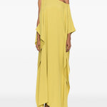 ABITO LUNGO MONOSPALLA IN GIALLO TALLER MARMO - DONNA 