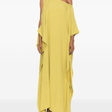 ABITO LUNGO MONOSPALLA IN GIALLO TALLER MARMO - DONNA 
