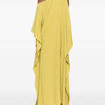 ABITO LUNGO MONOSPALLA IN GIALLO TALLER MARMO - DONNA 
