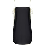 Abito mini con finitura satinata in blu Temily - donna 