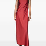 Abito con finitura satinata signature in rosso Temily - donna 