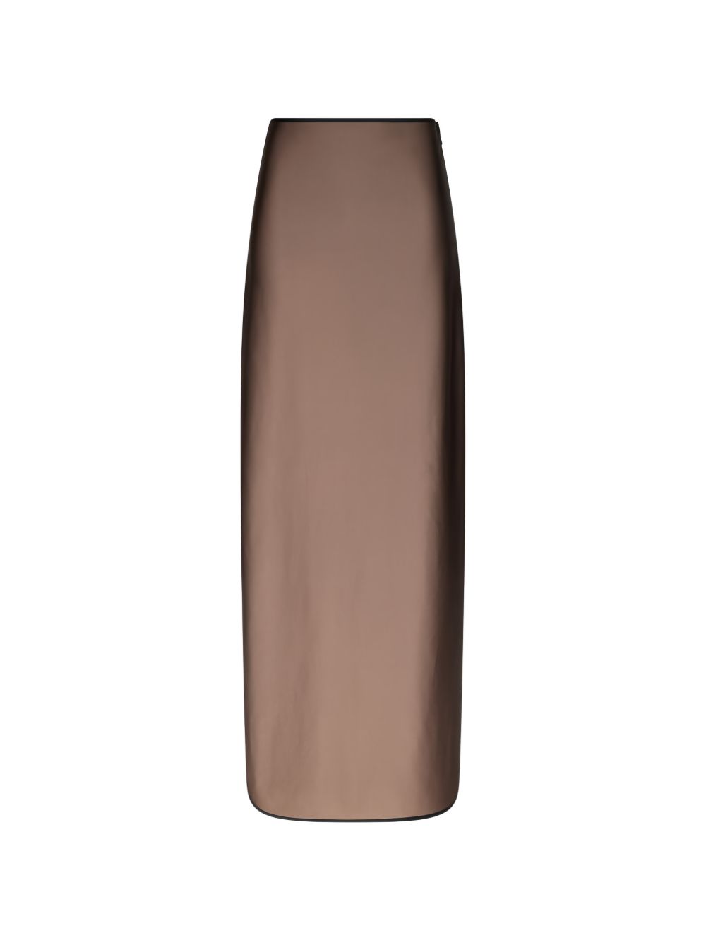 Gonna con finitura satinata sheat in marrone Temily - donna 