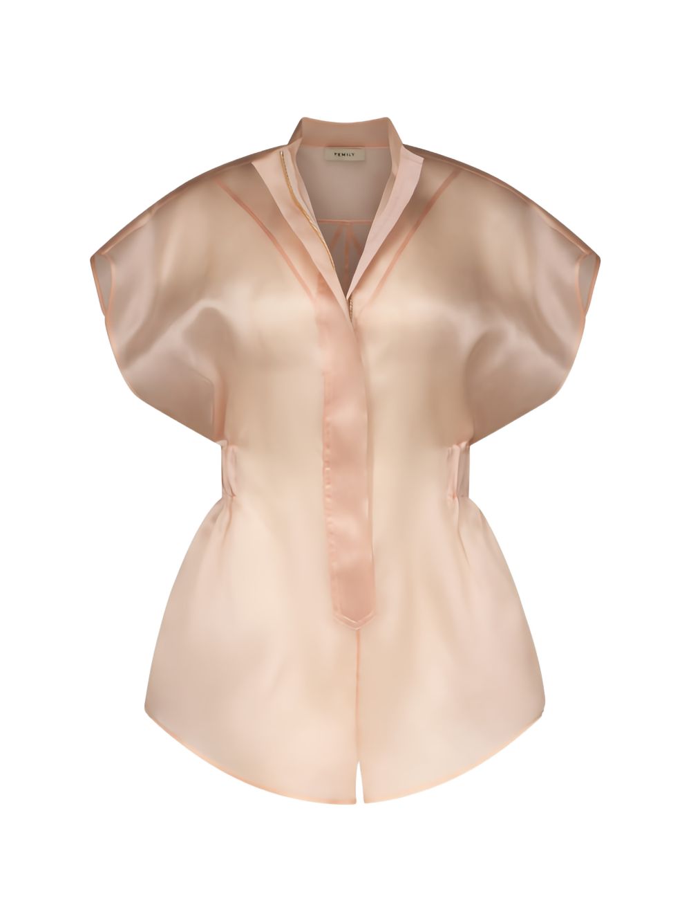 Tuta in seta racer in rosa Temily - donna 