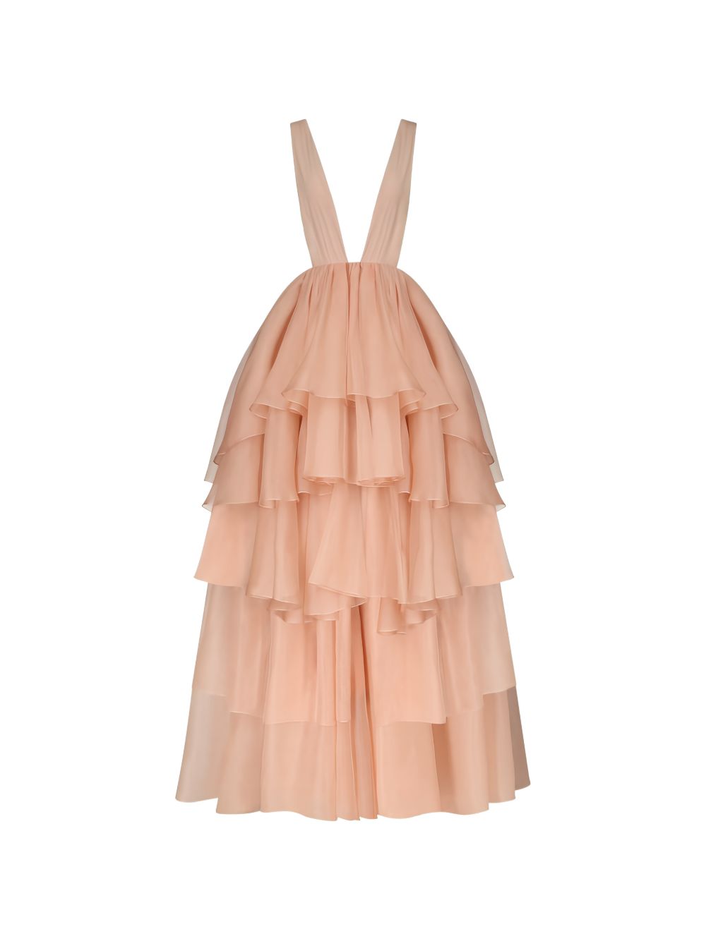 Abito Apollo con scollo a V profondo in rosa Temily - donna 