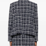 Giacca con frange in blu Thelaurent - donna 