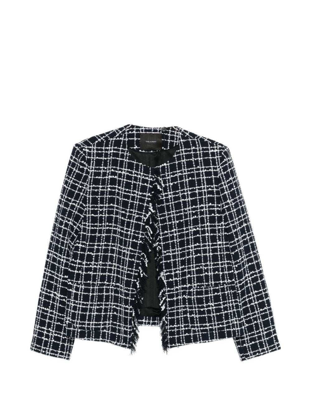 Giacca con frange in blu Thelaurent - donna 