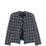 Giacca con frange in blu Thelaurent - donna 