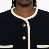 Giacca con bottoni in blu Thelaurent - donna 