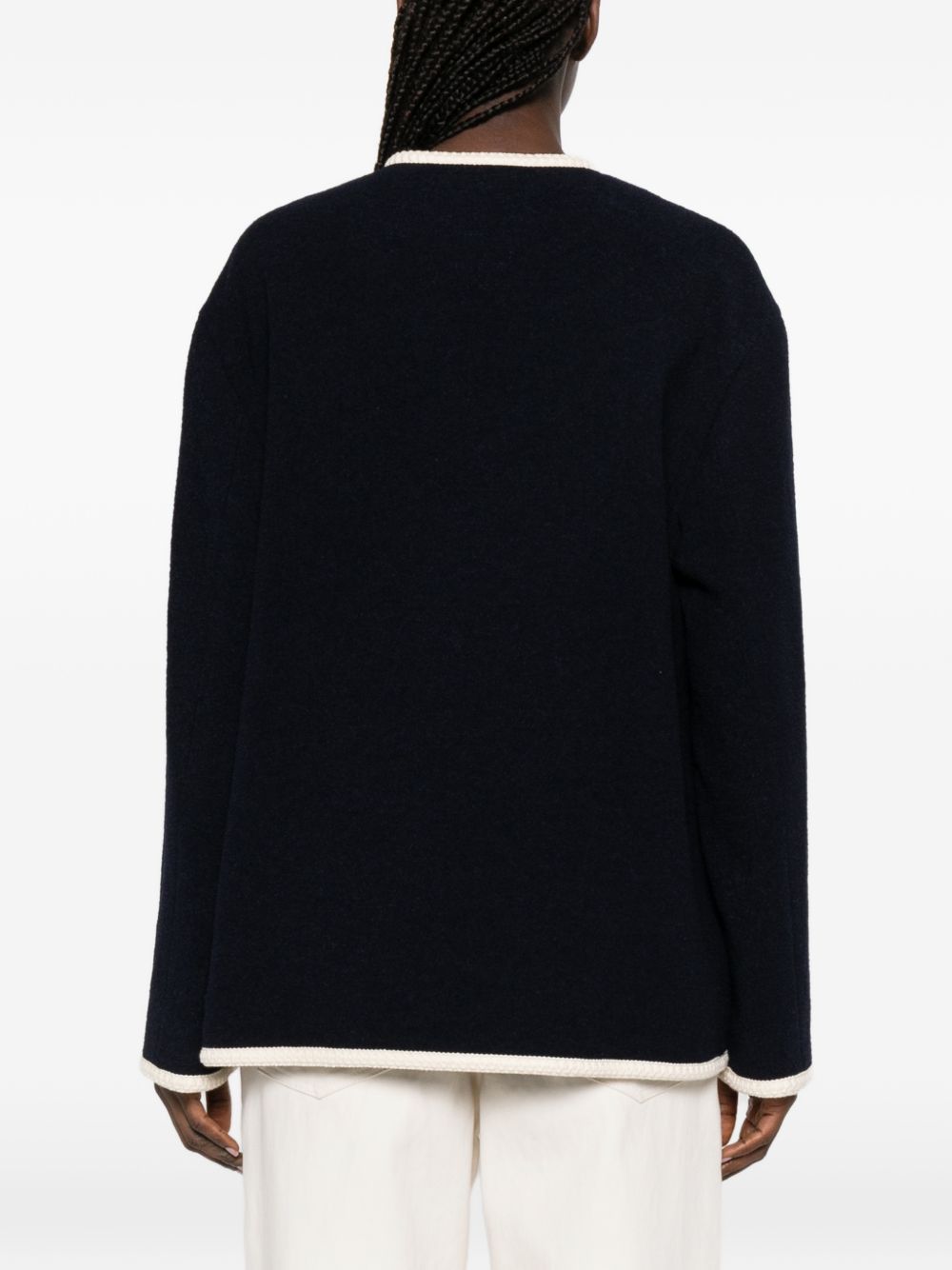 Giacca con bottoni in blu Thelaurent - donna 