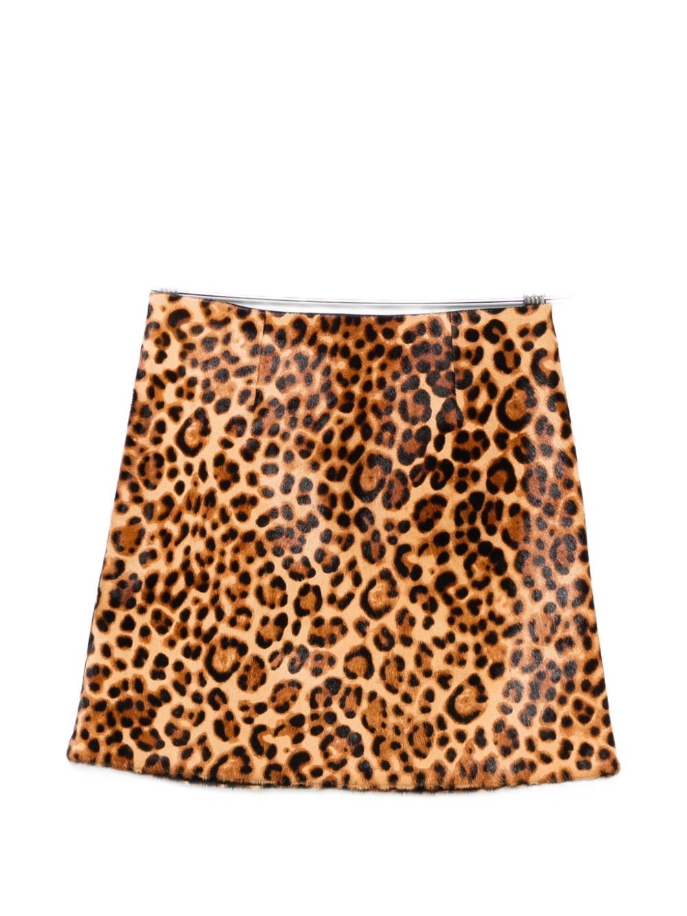 Minigonna con stampa animalier in marrone Thelaurent - donna 