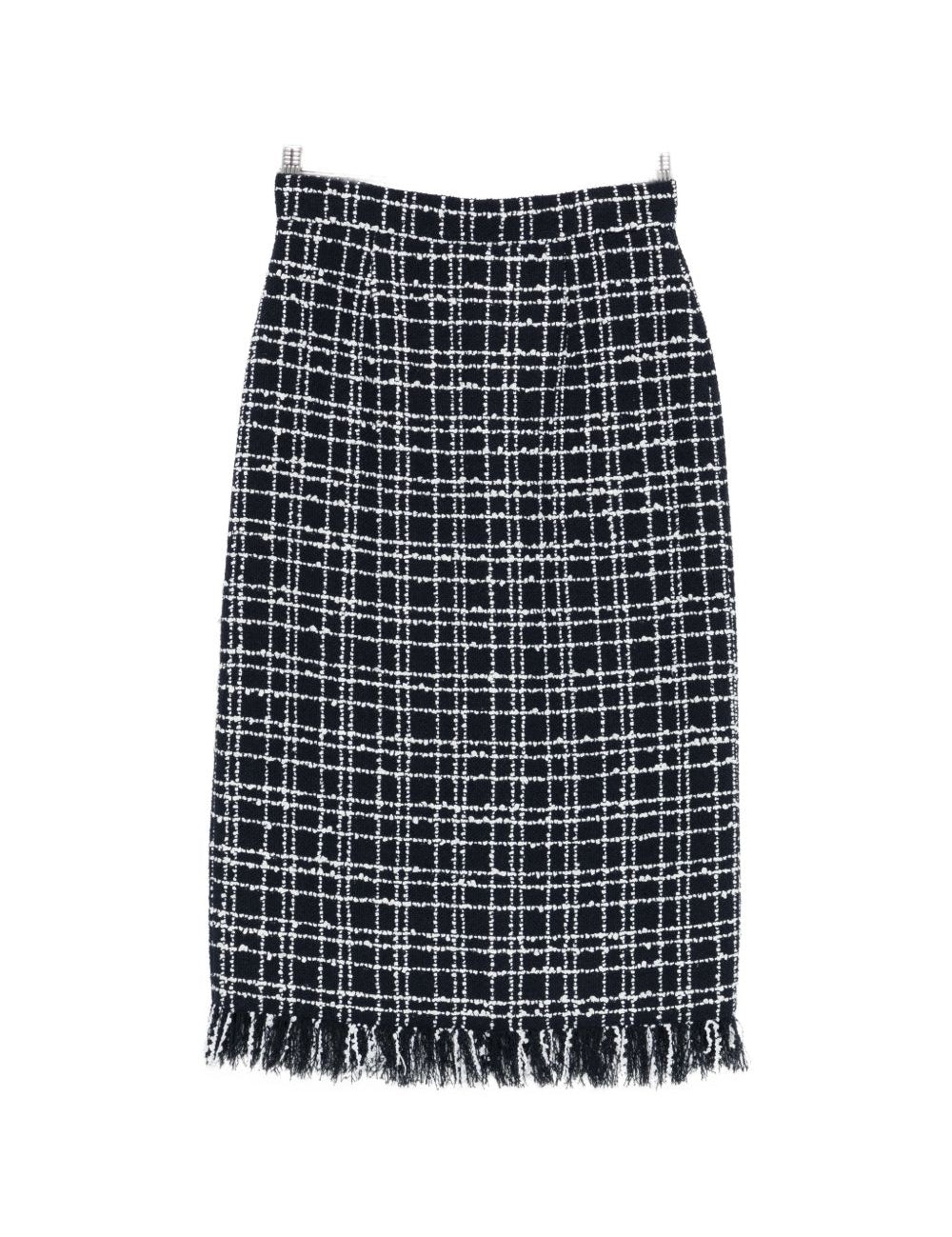 Gonna midi a quadri in blu Thelaurent - donna 