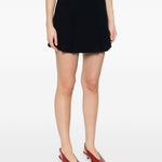 Minigonna plissé in blu Thelaurent - donna 