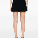 Minigonna plissé in blu Thelaurent - donna 