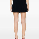 Minigonna plissé in blu Thelaurent - donna 