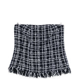 Blusa in tweed in blu Thelaurent - donna 