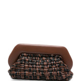 Clutch bios cesta vegan in marrone 