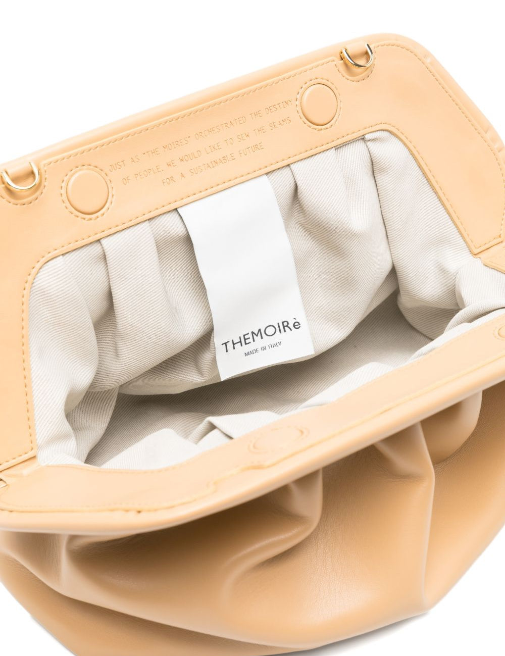 Clutch bios in beige Themoirè - donna 