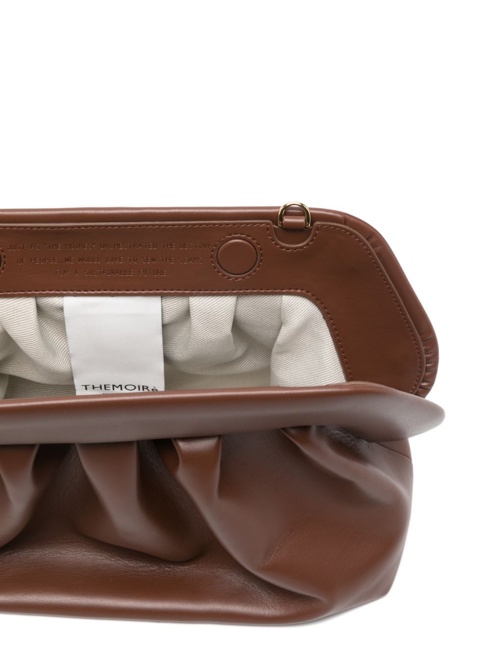 Clutch bios in marrone Themoirè - donna 