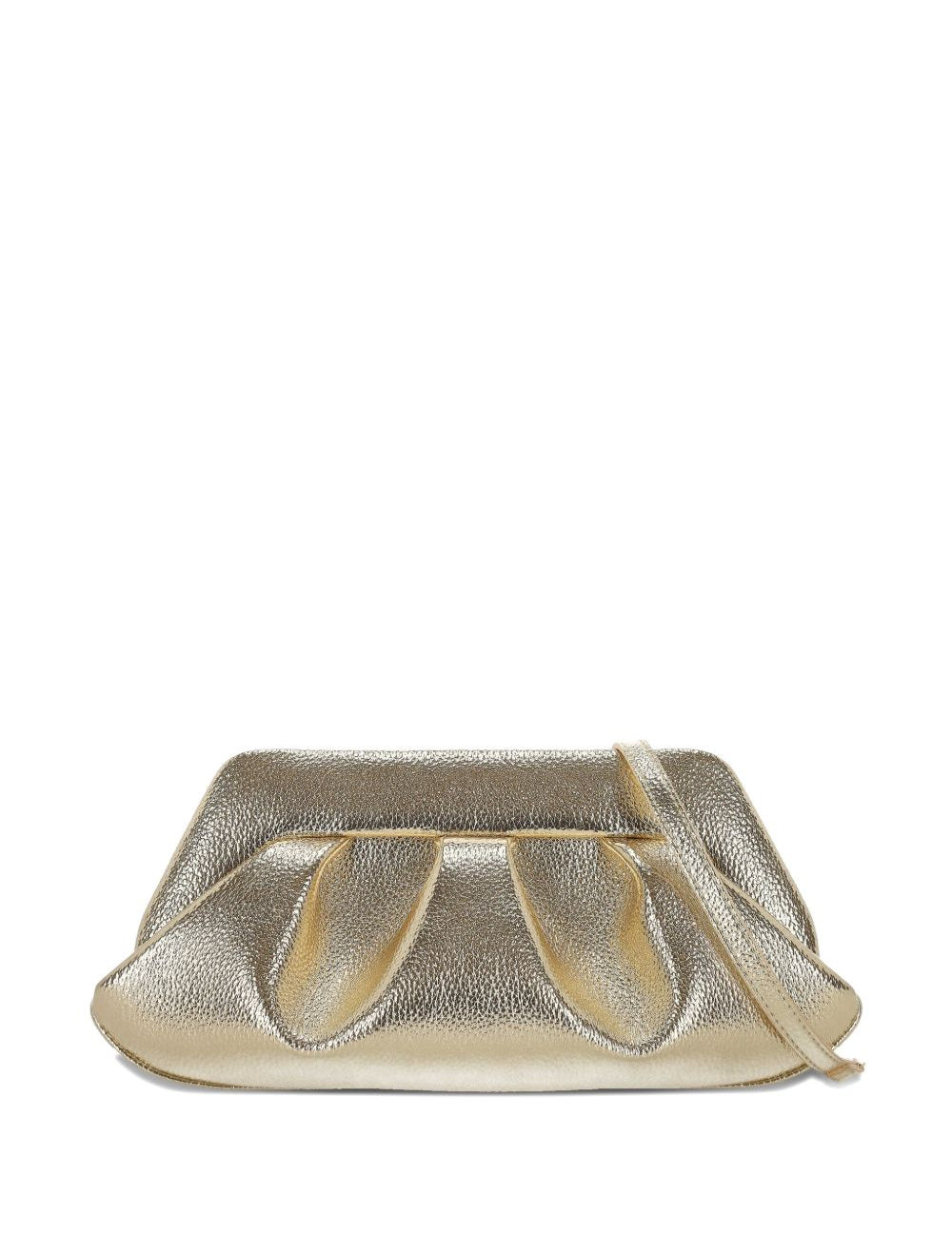 Clutch bios baguette in oro Themoirè - donna 