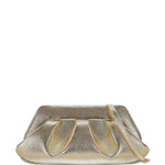 Clutch bios baguette in oro Themoirè - donna 