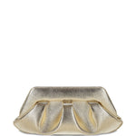 Clutch bios baguette in oro Themoirè - donna 