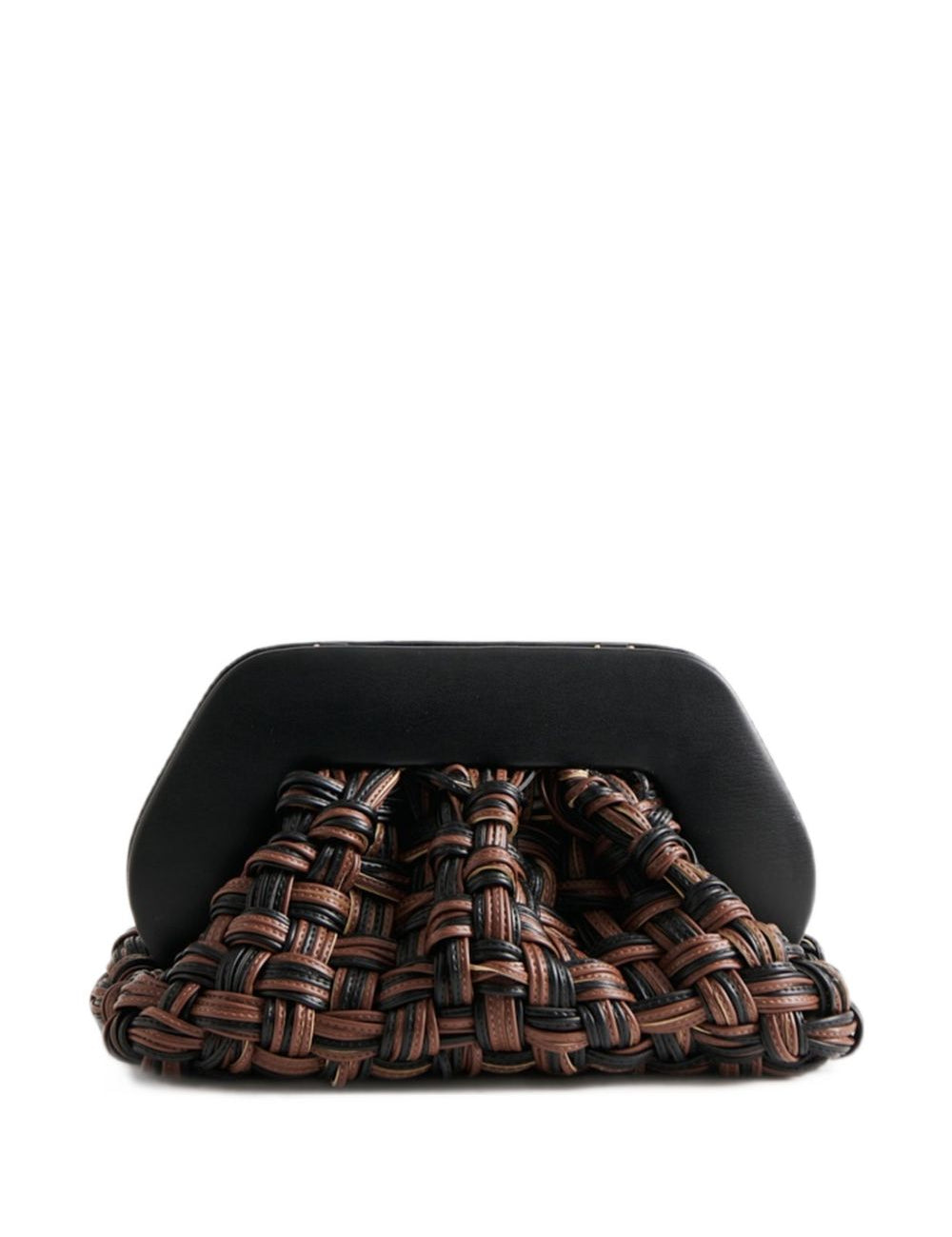 Borsa bios con design intrecciato in marrone Themoirè - donna 