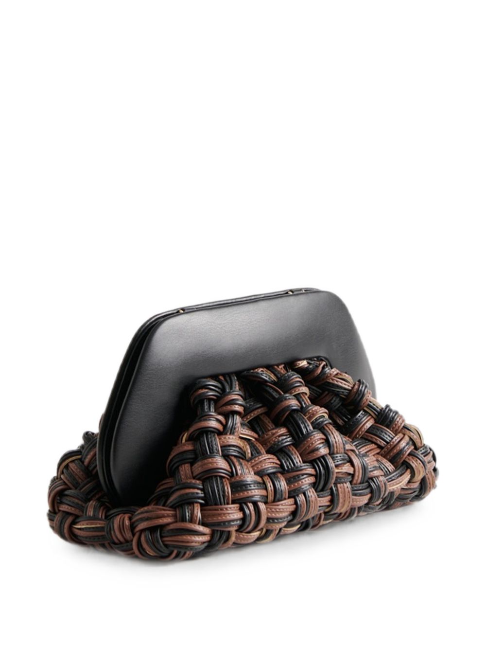 Borsa bios con design intrecciato in marrone Themoirè - donna 