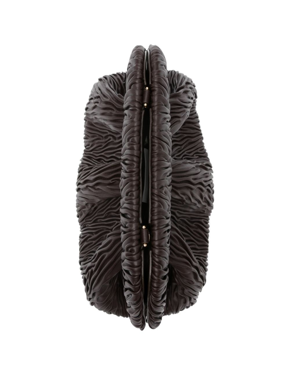 Clutch bios media in marrone Themoirè - donna 