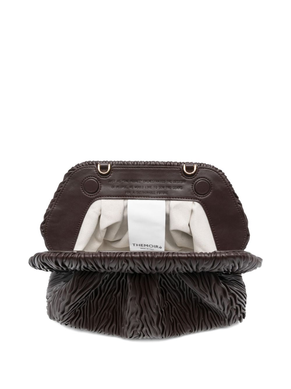 Clutch bios media in marrone Themoirè - donna 