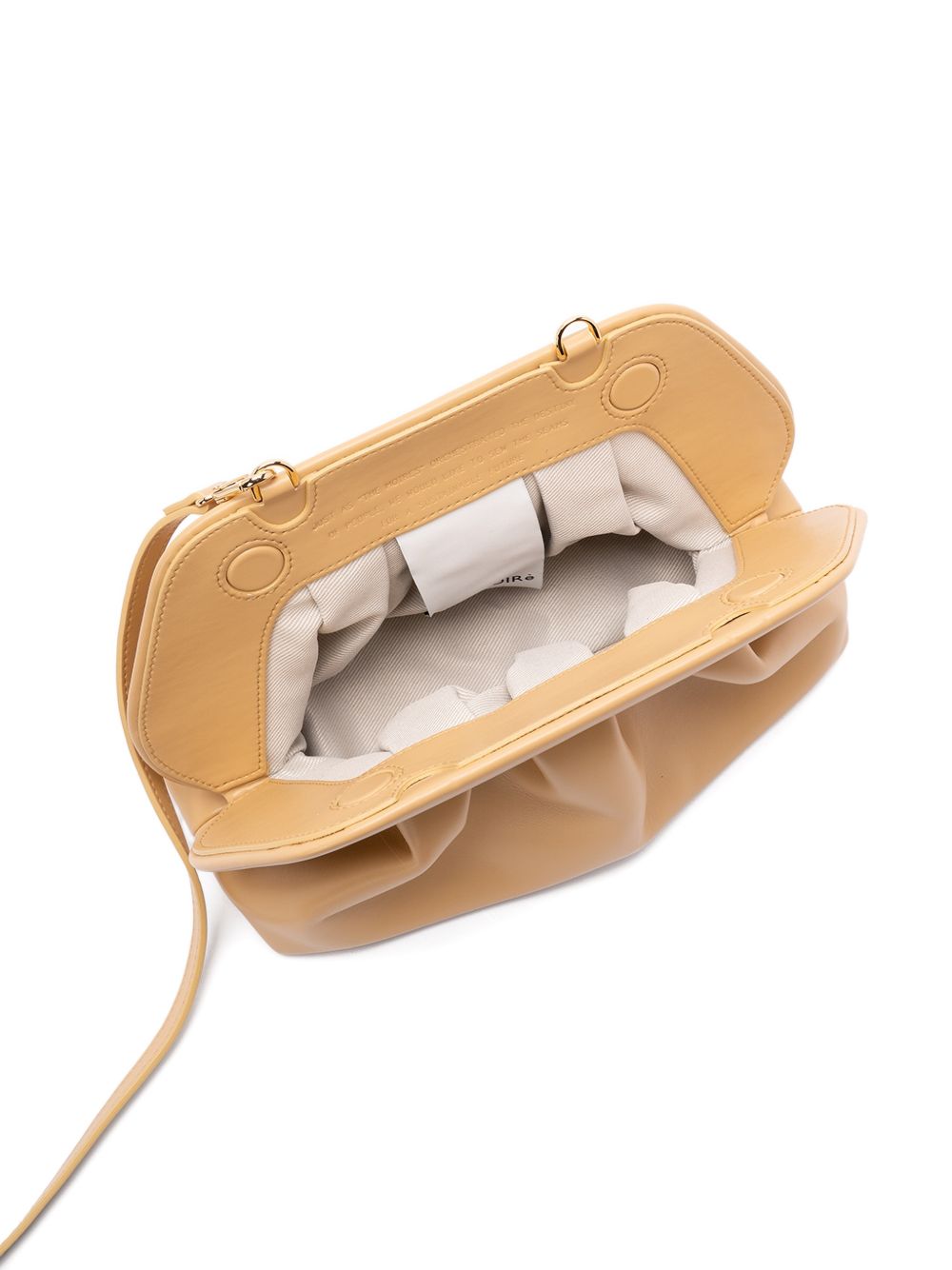 Clutch bios media in marrone chiaro Themoirè - donna 