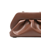 Clutch bios media in marrone Themoirè - donna 