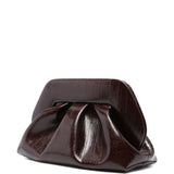 Clutch bios media in marrone Themoirè - donna 